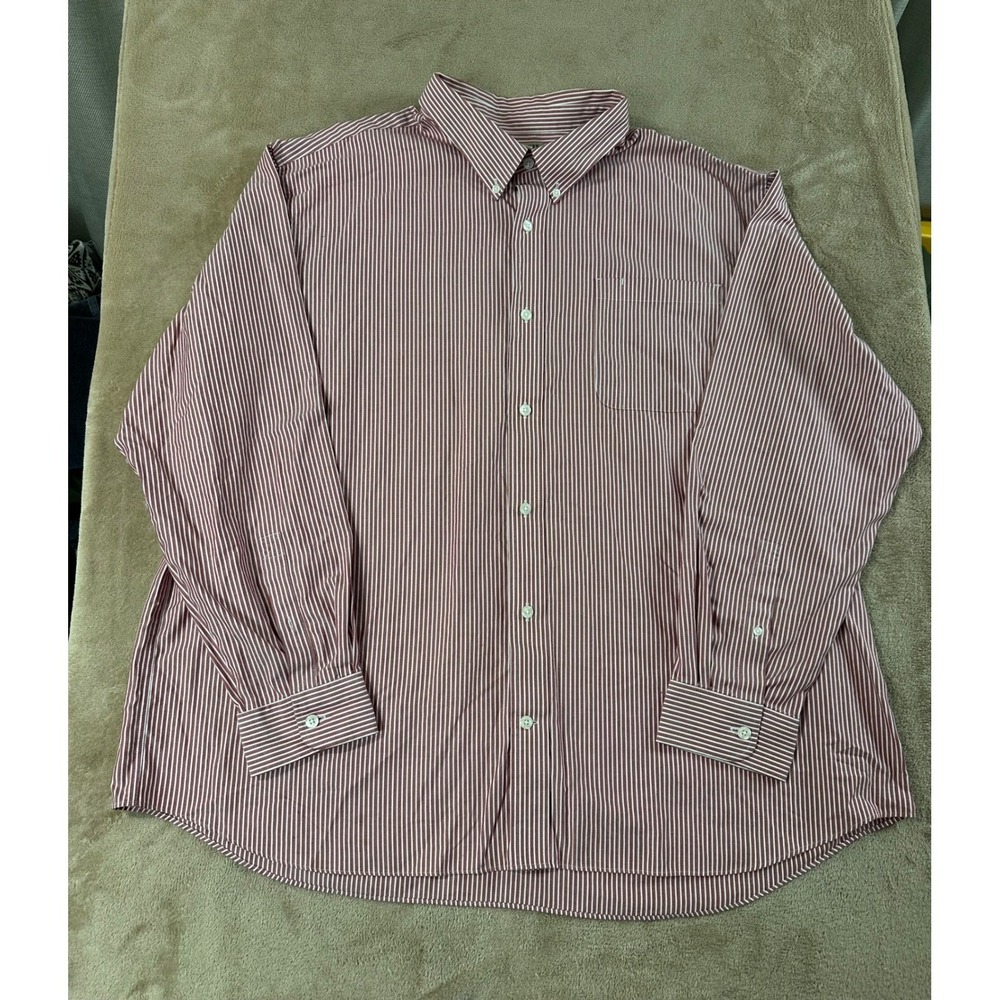 Duluth Trading Co. Shirt Mens 3XL Striped Button-Down Long sleeve Workwear EUC